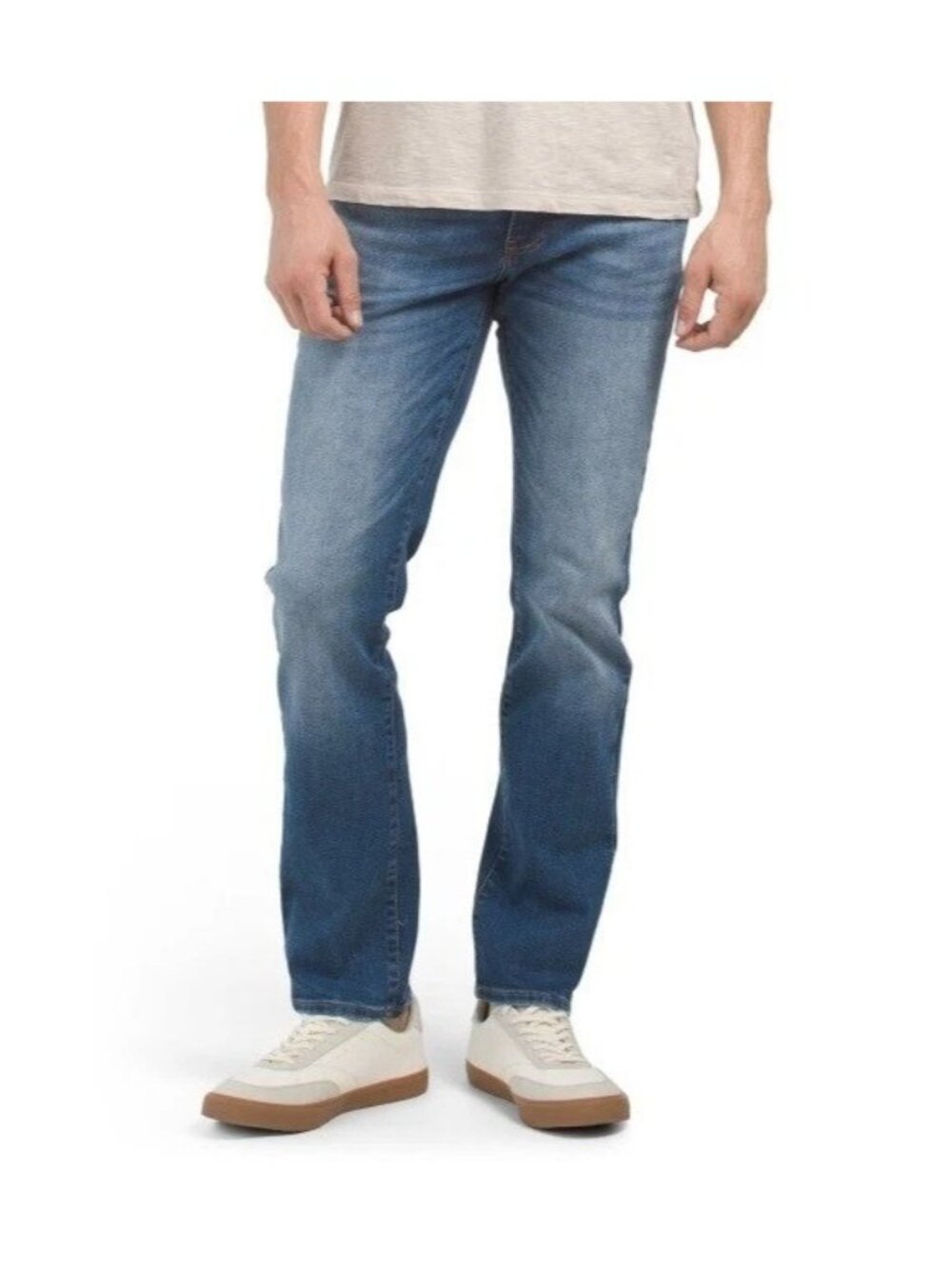 Lucky Brand Men's 36x32 223 Straight Leg Stretch Denim Jeans Light Blue n1295 - Picture 1 of 9